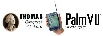 Library of Congress on the wireless Palm VII